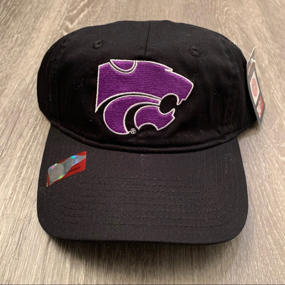 Kansas State Wildcats Signatures College Embroidered Logo Cap Hat Adult OSFA NWT
